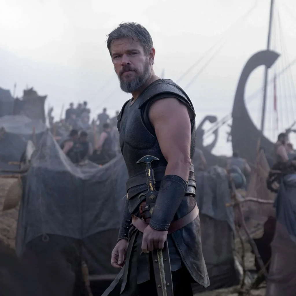 Matt Damon interpreta l'eroe Ulisse in una scena di "The Odyssey" (2026). Foto: Melinda Sue Gordon / Universal Pictures. Tutti i diritti riservati.